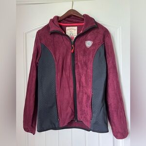Horseware burgundy fleece jacket